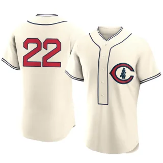 Men's Authentic Cream Mark Prior Chicago Cubs 2022 Field Of Dreams Jersey