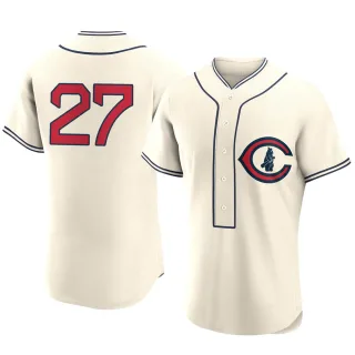 Men's Authentic Cream Seiya Suzuki Chicago Cubs 2022 Field Of Dreams Jersey