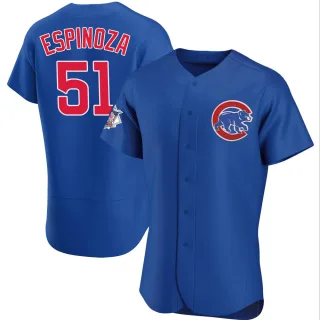 Men's Authentic Royal Anderson Espinoza Chicago Cubs Alternate Jersey