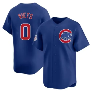 Men's Limited Royal Hunter Viets Chicago Cubs Alternate Jersey