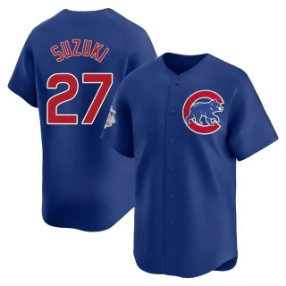 Men's Limited Royal Seiya Suzuki Chicago Cubs Alternate Jersey