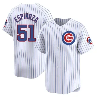 Men's Limited White Anderson Espinoza Chicago Cubs Home Jersey