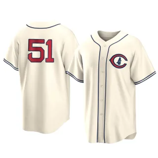 Men's Replica Cream Anderson Espinoza Chicago Cubs 2022 Field Of Dreams Jersey