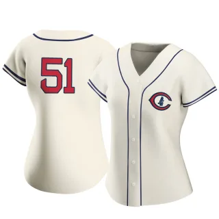 Women's Authentic Cream Anderson Espinoza Chicago Cubs 2022 Field Of Dreams Jersey