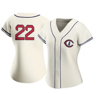 Women's Authentic Cream Mark Prior Chicago Cubs 2022 Field Of Dreams Jersey