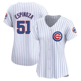 Women's Limited White Anderson Espinoza Chicago Cubs Home Jersey