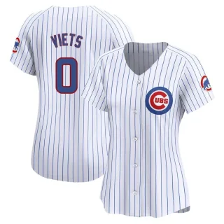 Women's Limited White Hunter Viets Chicago Cubs Home Jersey