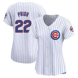 Women's Limited White Mark Prior Chicago Cubs Home Jersey