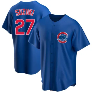 Youth Replica Royal Seiya Suzuki Chicago Cubs Alternate Jersey